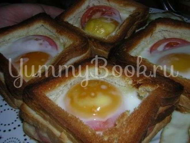Рецепт бутерброда с яйцом