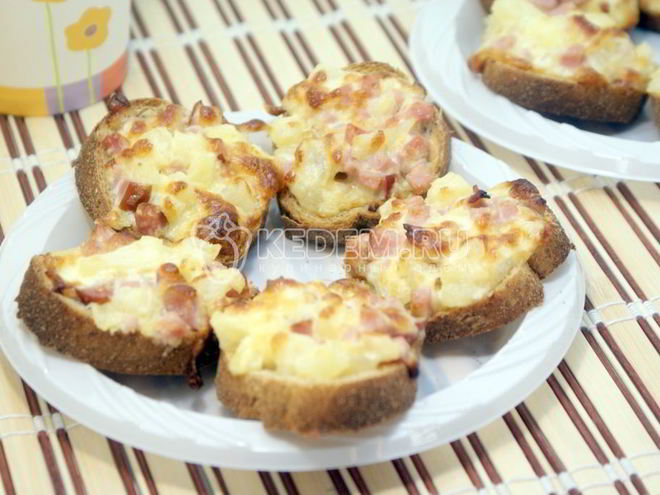 Рецепт бутербродов гавайских