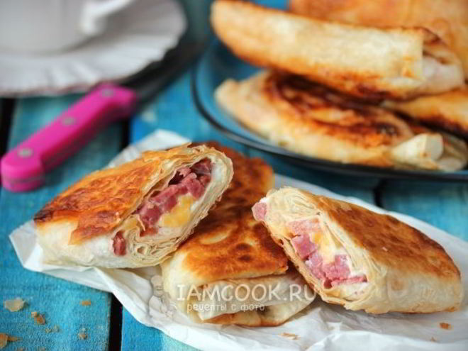 Рецепт бутербродов из лаваша