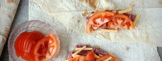 бутерброды из лаваша. Шаг 4