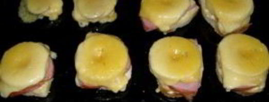 бутерброды с ананасами и ветчиной. Шаг 5