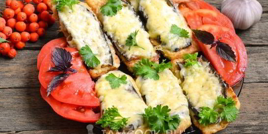 Бутерброды с баклажанами