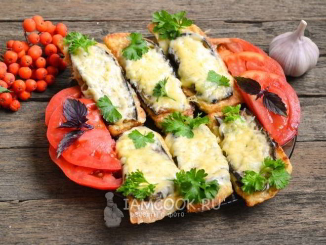 Рецепт бутербродов с баклажанами