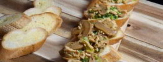 бутерброды с курицей и шампиньонами. Шаг 4