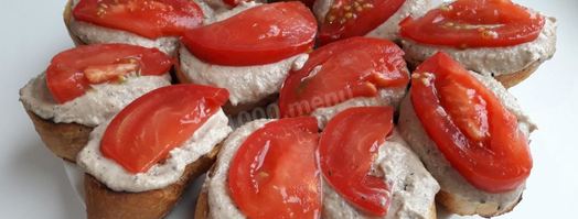 бутерброды с паштетом из шпрот. Шаг 3