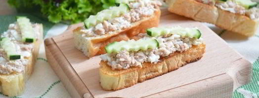 бутерброды с печенью трески и яйцом. Шаг 7