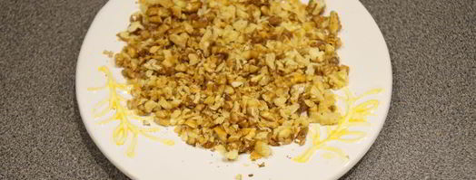 бутерброды с сельдью и орехами. Шаг 2