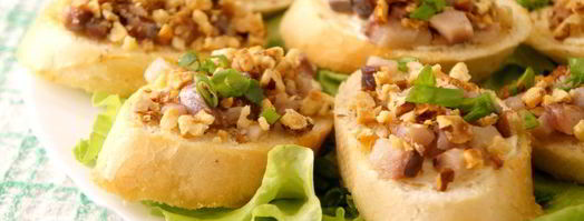 бутерброды с сельдью и орехами. Шаг 9