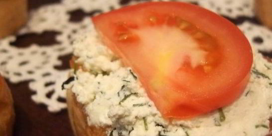 Бутерброды с творогом