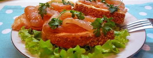 датский бутерброд с куриной нарезкой. Шаг 3