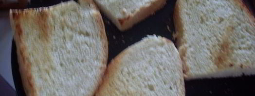 горячие бутерброды из домашнего хлеба с грибами. Шаг 5