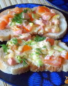 Горячие бутерброды Мозаика