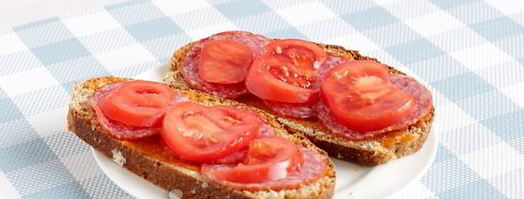 горячие бутерброды с колбасой. Шаг 7