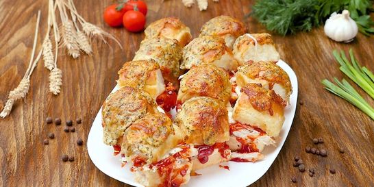 Горячие бутерброды с курицей