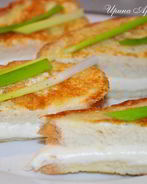 Горячие бутерброды с моцареллой