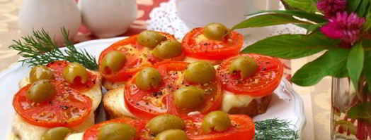 горячие бутерброды с помидорами и моцареллой. Шаг 4