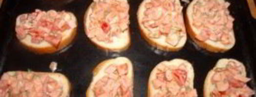 горячие бутерброды с сосисками. Шаг 4