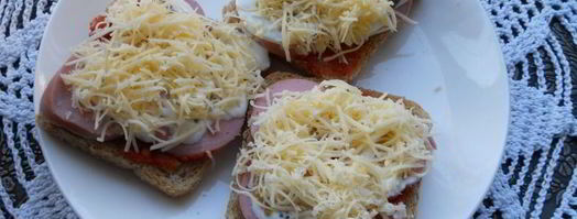 горячие бутерброды за 2 минуты в микроволновке. Шаг 3