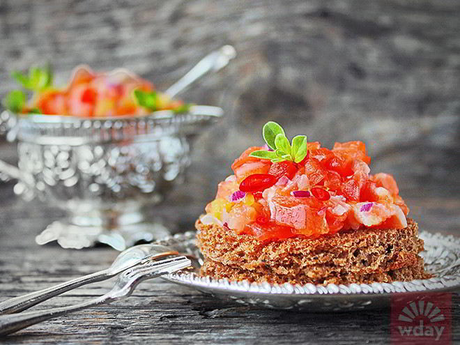 Рецепт праздничного бутерброда