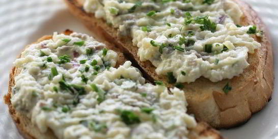 Русский бутерброд с сельдью