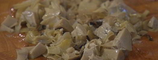 средиземноморский горячий бутерброд с тунцом и артишоками. Шаг 4