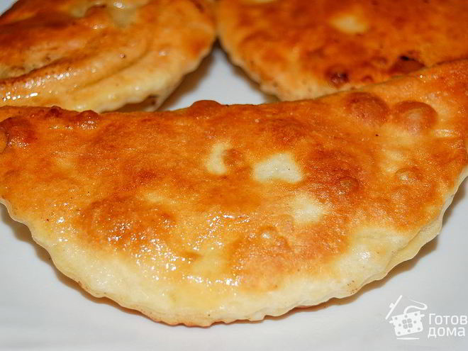 Рецепт чебуреков с мясом