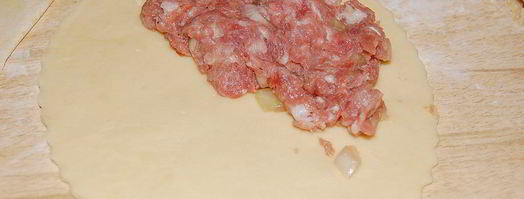 чебуреки с мясом. Шаг 3