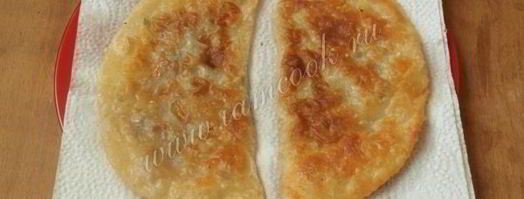 чебуреки с сыром. Шаг 7