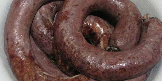 Домашняя кровяная колбаса