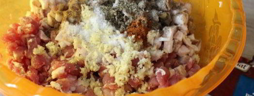 домашняя свиная колбаса. Шаг 2