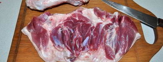 домашняя ветчина из рульки с курицей. Шаг 5