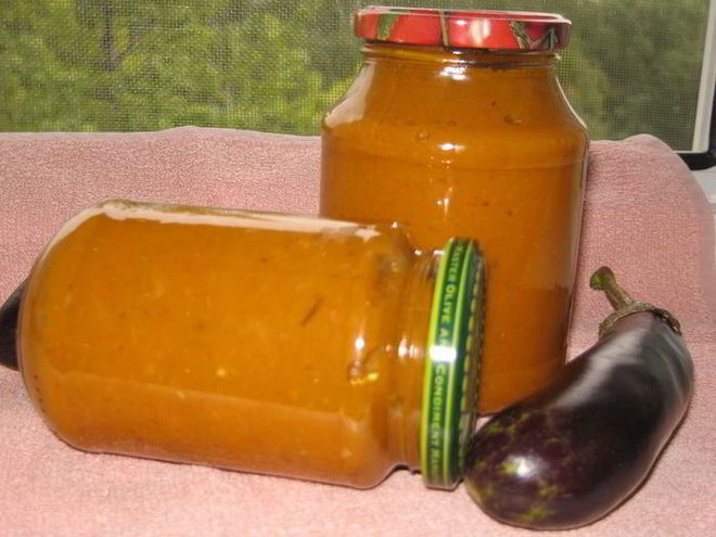 Рецепт баклажанной икры из запеченных баклажан и перцев