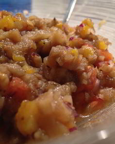 Баклажанная икра с базиликом