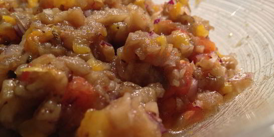 Баклажанная икра с базиликом