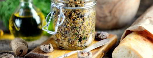 грибная икра из сушеных и свежих грибов. Шаг 12