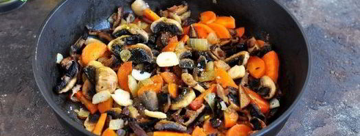 грибная икра из сушеных и свежих грибов. Шаг 8