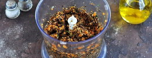 грибная икра из сушеных и свежих грибов. Шаг 11