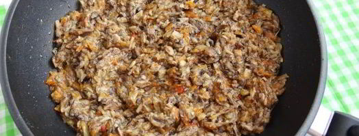 грибная икра из вареных грибов. Шаг 12