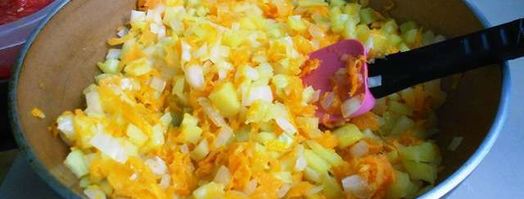 икра баклажанная жареная. Шаг 4