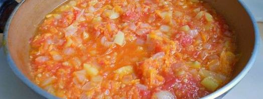 икра баклажанная жареная. Шаг 6