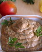 Икра из баклажанов с болгарским перцем и чесноком