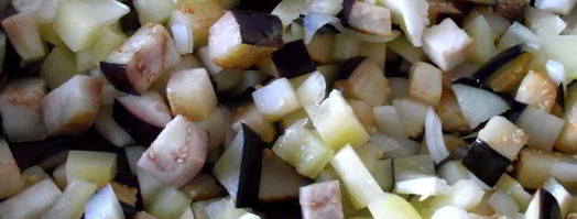 икра из баклажанов с болгарским перцем и чесноком. Шаг 2