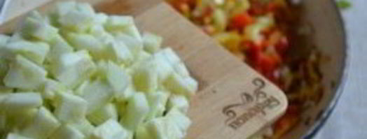 икра кабачковая с перцем и помидорами. Шаг 5