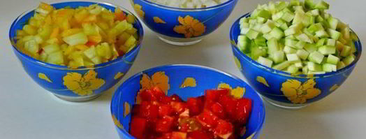 икра овощная в духовке. Шаг 2