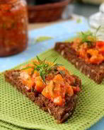 Кабачковая икра кубиками