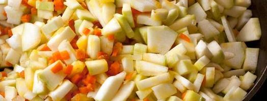 кабачковая икра кусочками. Шаг 7