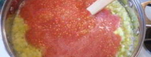 кабачковая икра с томатами на зиму. Шаг 6