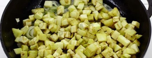 кабачково-баклажанная икра на зиму. Шаг 3