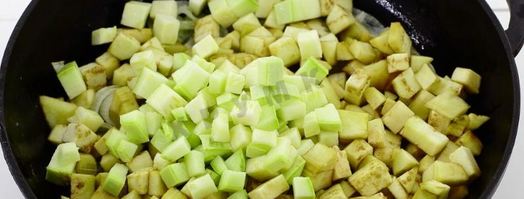 кабачково-баклажанная икра на зиму. Шаг 4