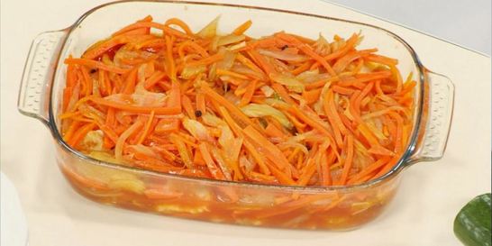 Холодная рыба под маринадом